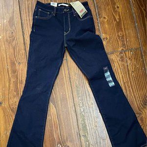 Levi’s 725 High-Rise bootcut Dark Wash Jeans Size 2 Shorts Brand New With Tags